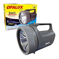 Linterna Led Recargable 5W Alta Resistencia Opalux HB-2222GY